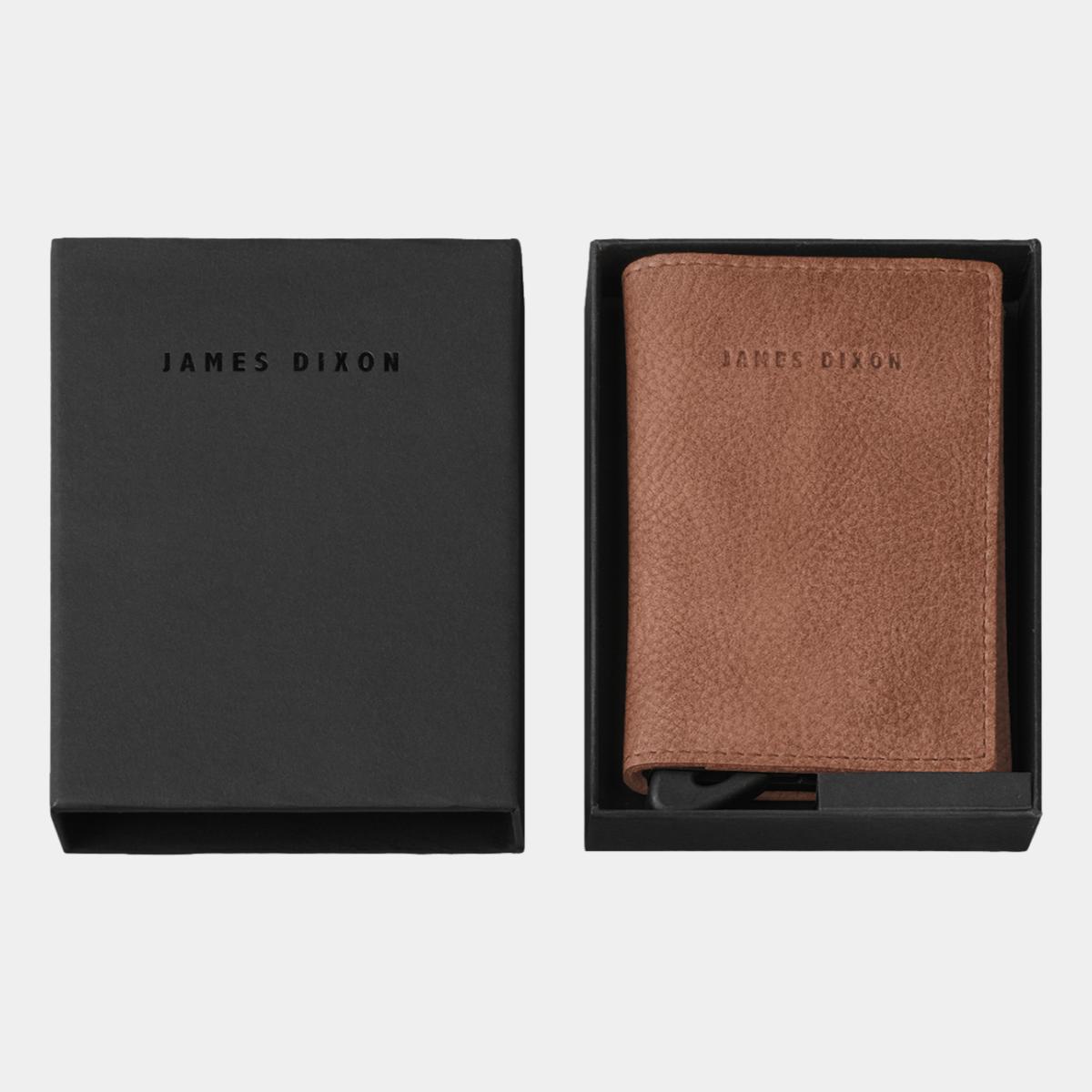 jd0200 james dixon puro grace havana brown coin pocket wallet box