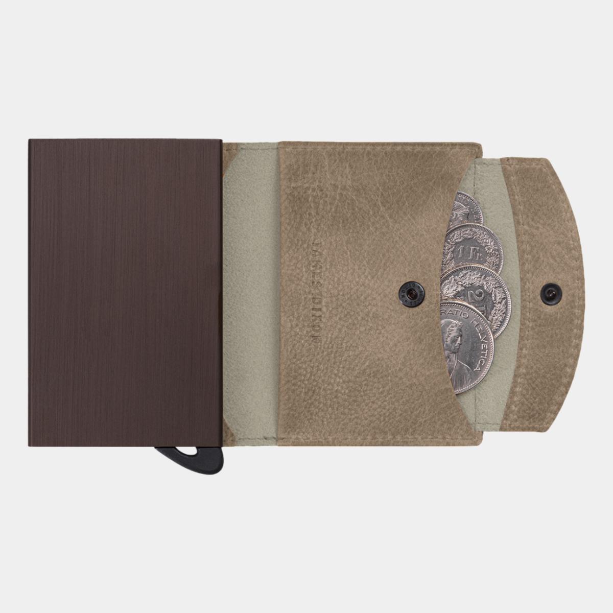 jd0201 james dixon puro grace taupe coin pocket wallet coins