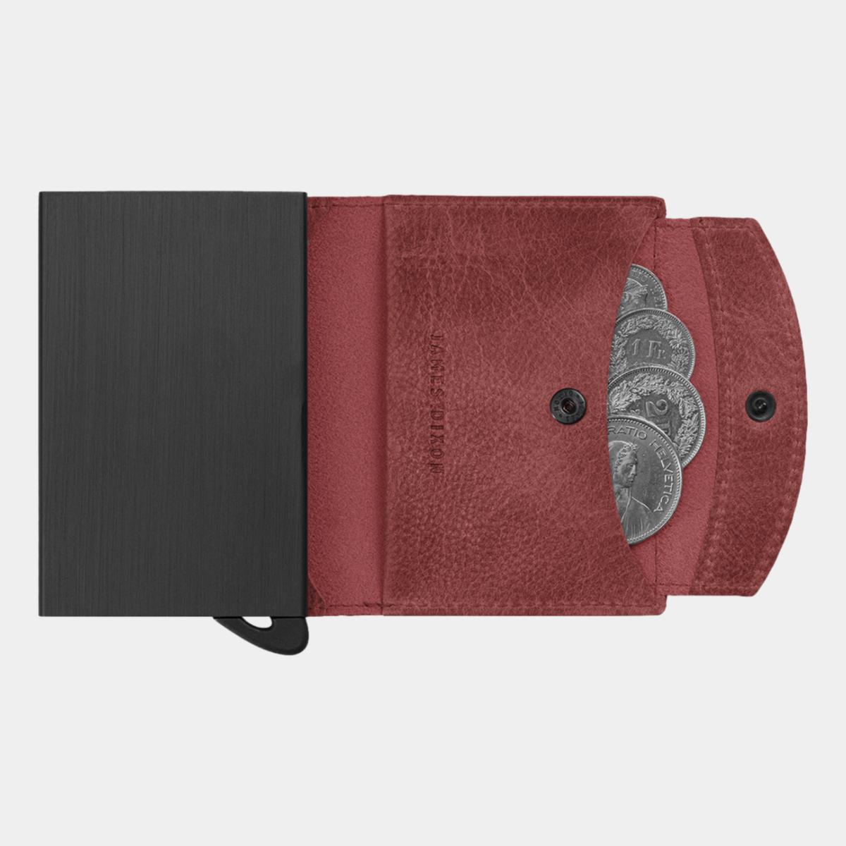 jd0202 james dixon puro grace rosewood red coin pocket wallet coins