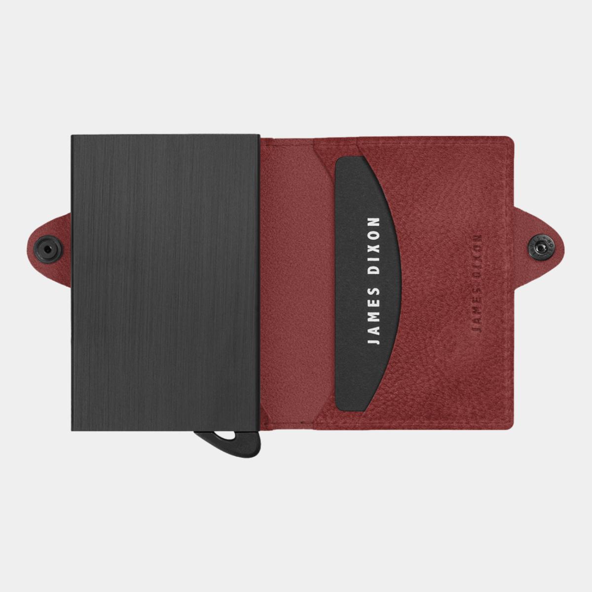 jd0208 james dixon boton grace rosewood red wallet open