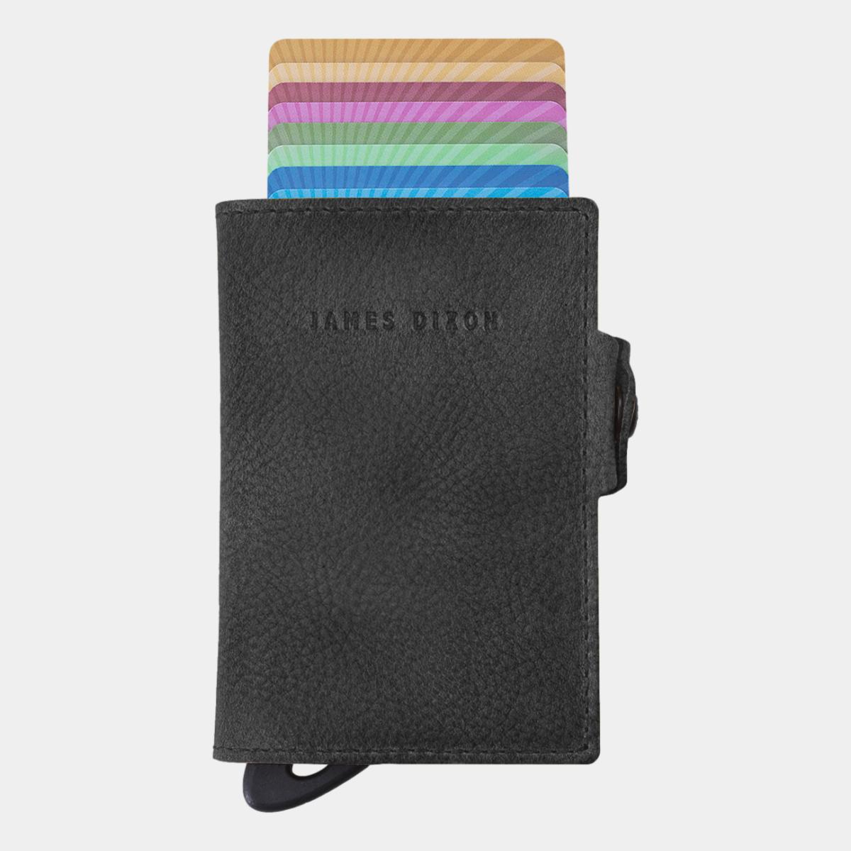 jd0209 james dixon boton grace all black coin pocket wallet front