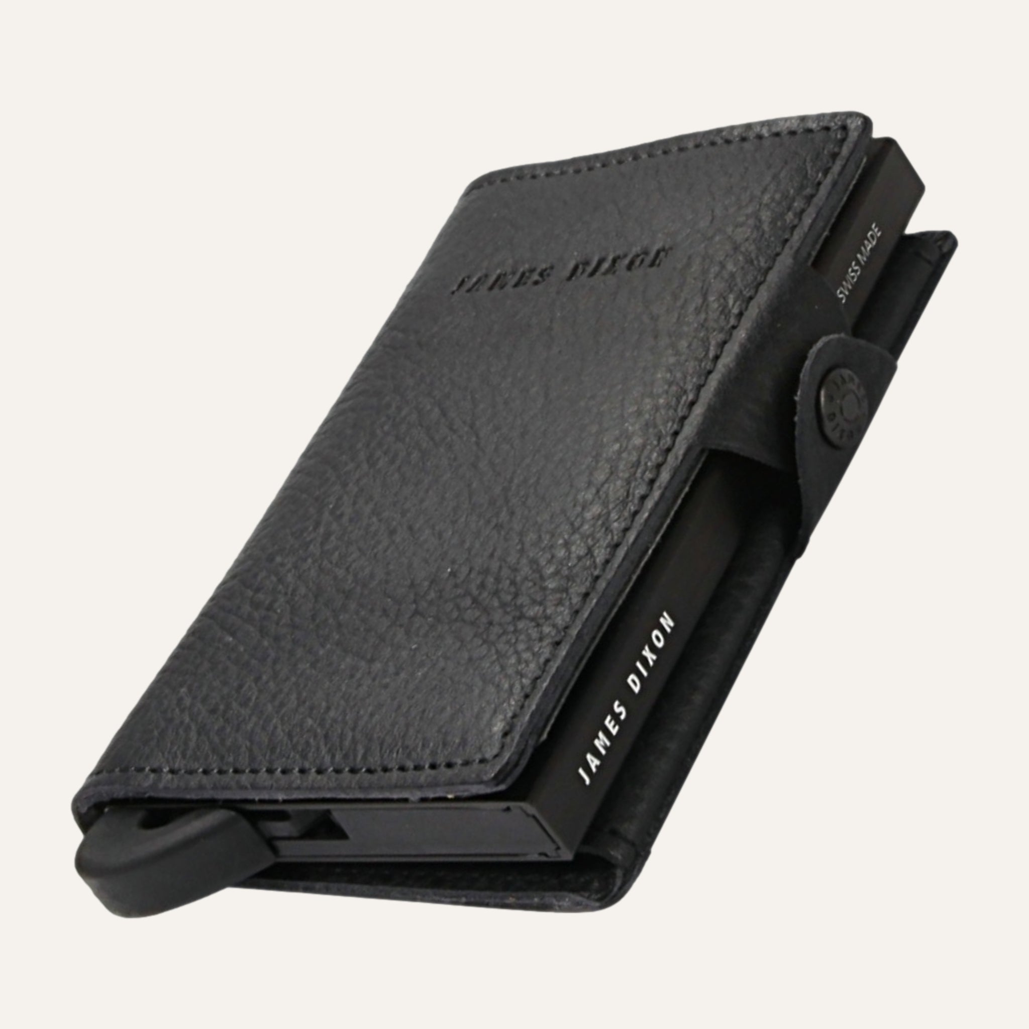 All Black - Grace - Münzfach - Knopf - Portemonnaie