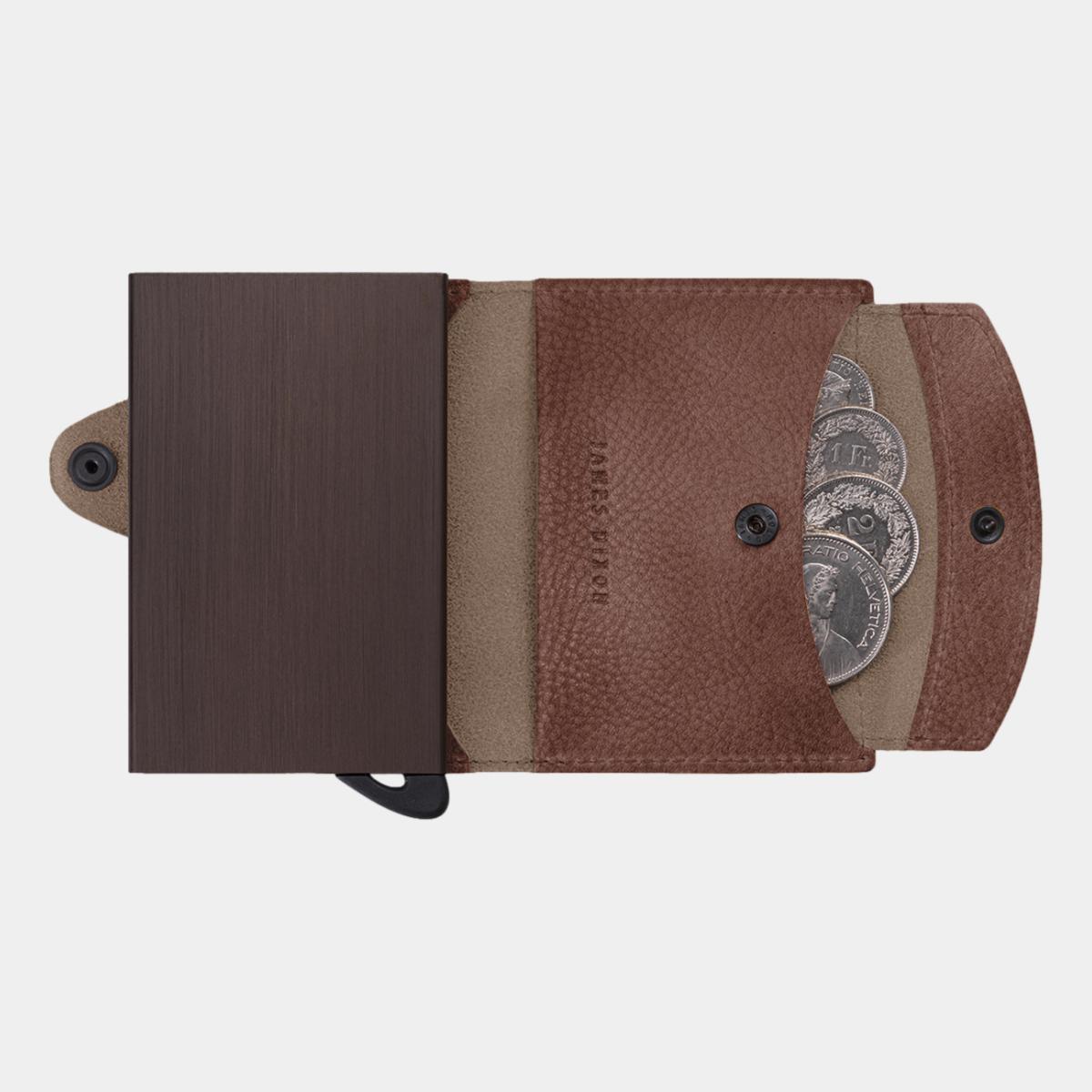 jd0211 james dixon boton grace cacao brown coin pocket wallet coins