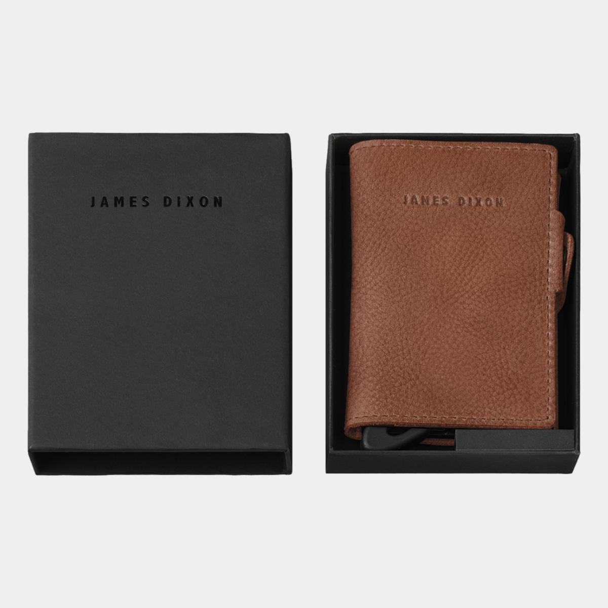 jd0212 james dixon boton grace havana brown coin pocket wallet box