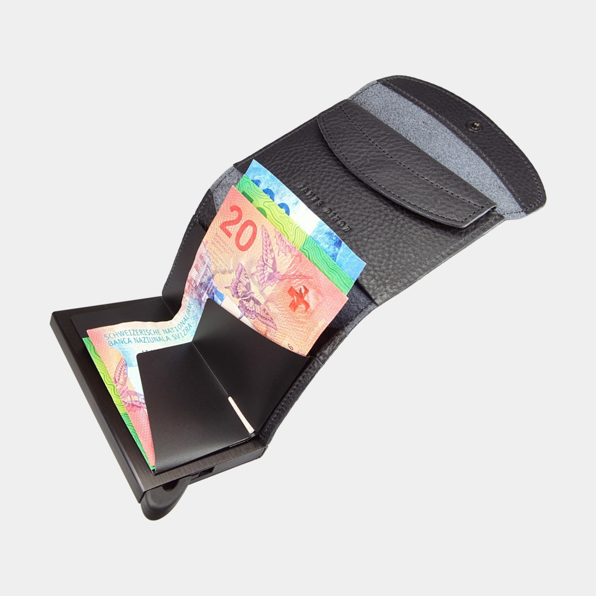 All Black - Grace - Monedero - Solapa - Cartera