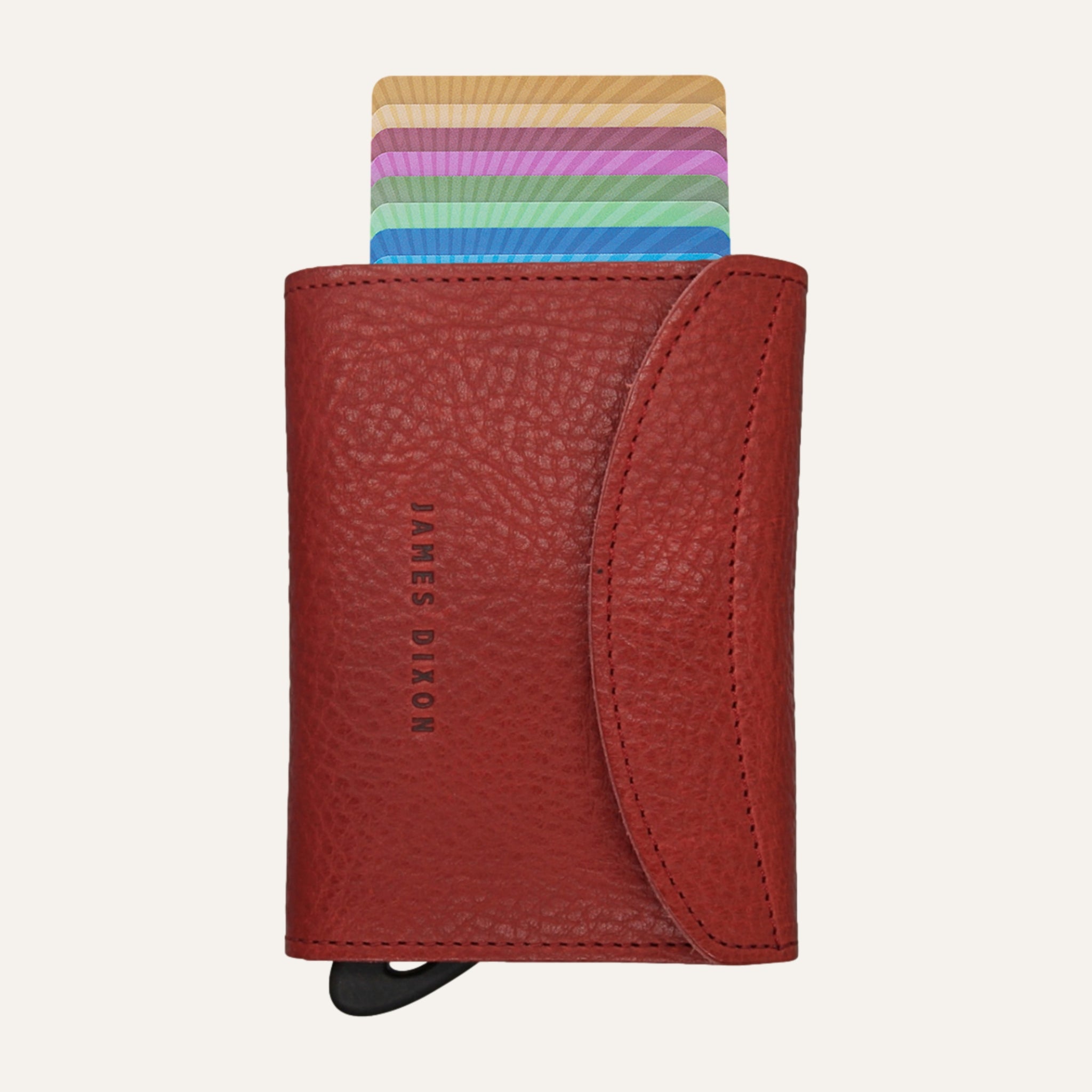 Burgundy Rosewood - Grace - Coin Pocket - Flap - Wallet