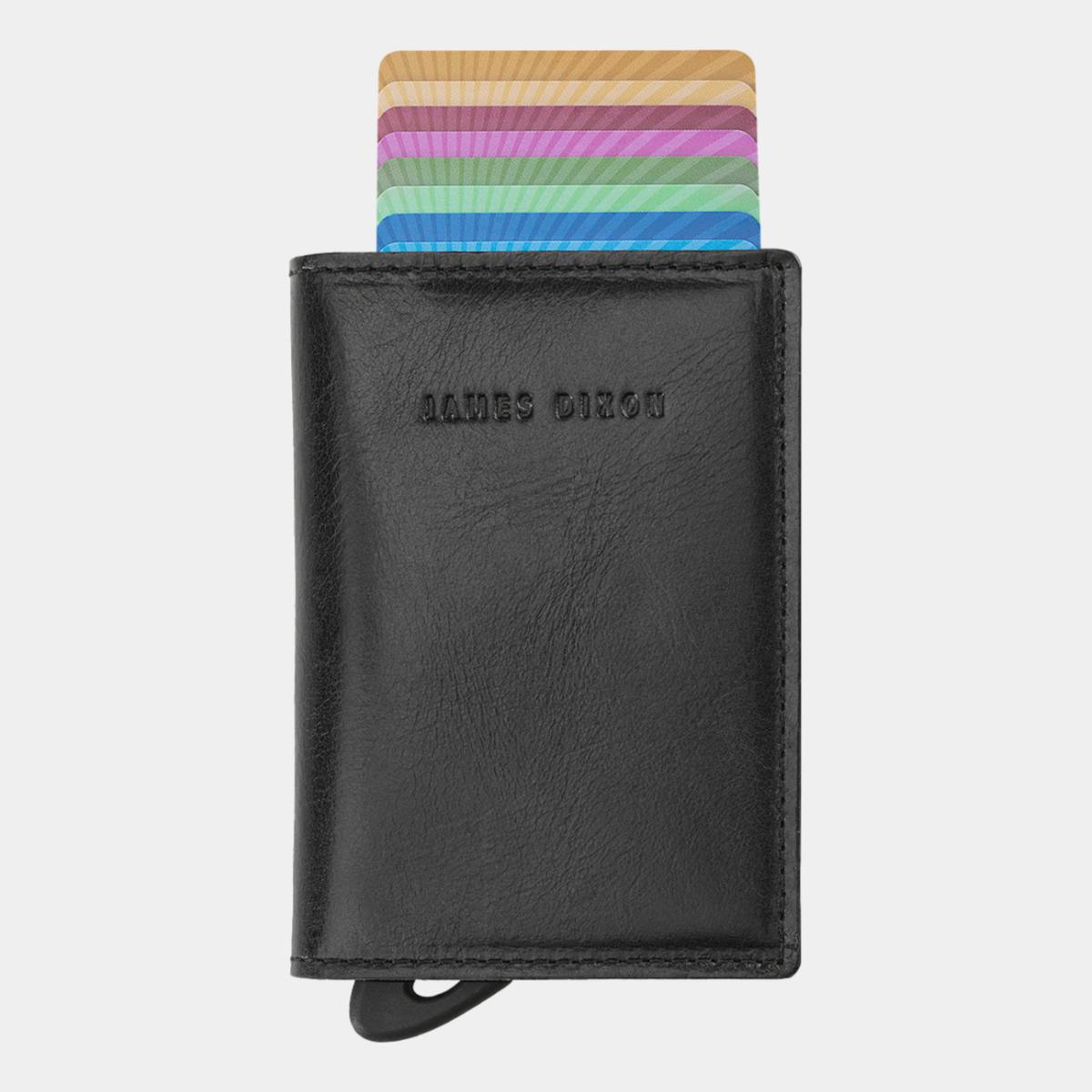 jd0223 james dixon puro classic black devil red coin pocket wallet front