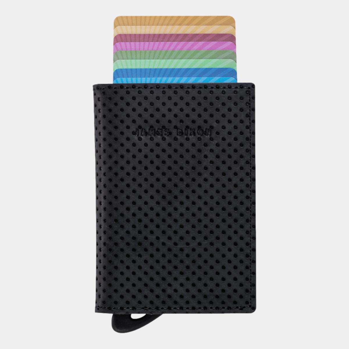 jd0226 james dixon puro racing black scarlet wallet front