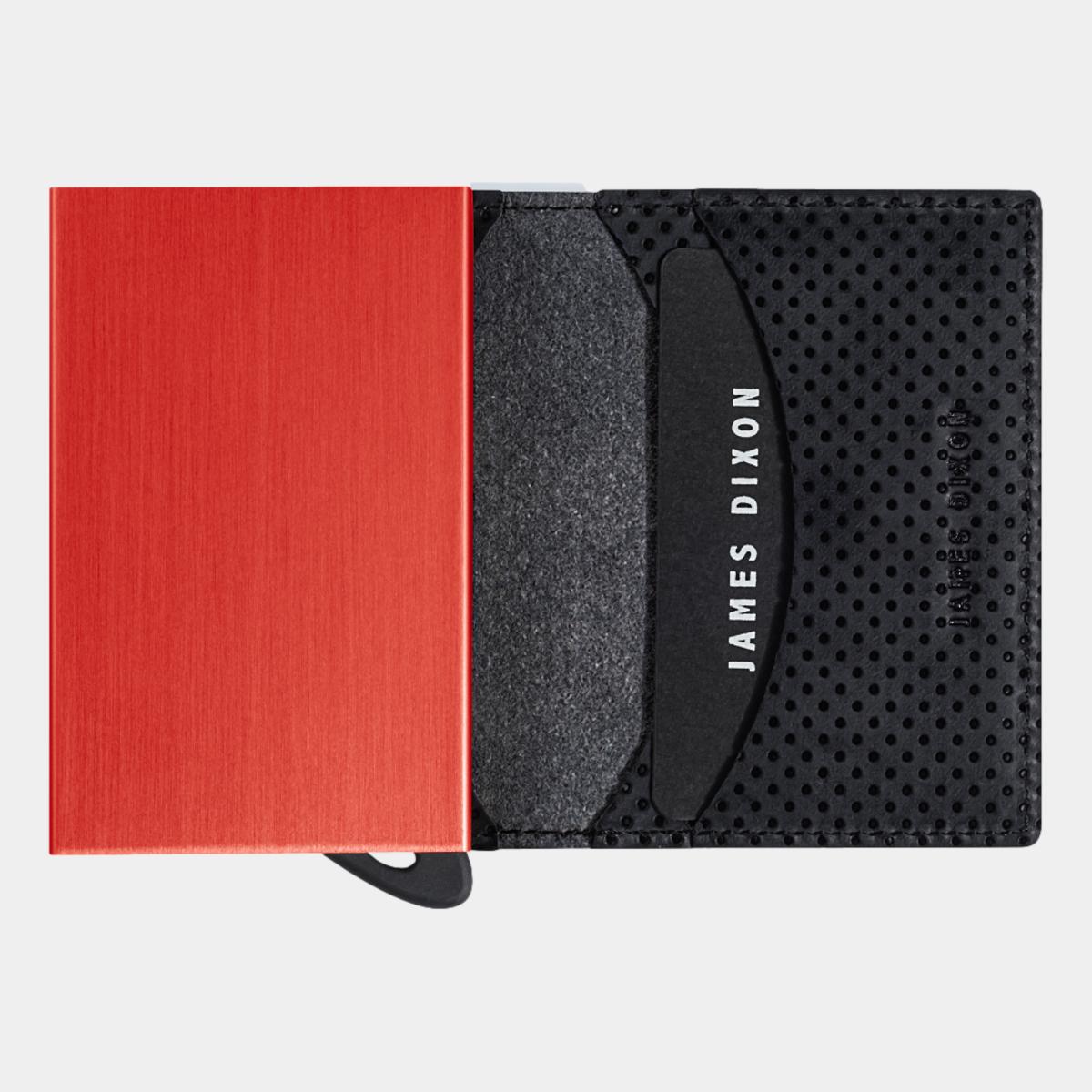 jd0226 james dixon puro racing black scarlet wallet open