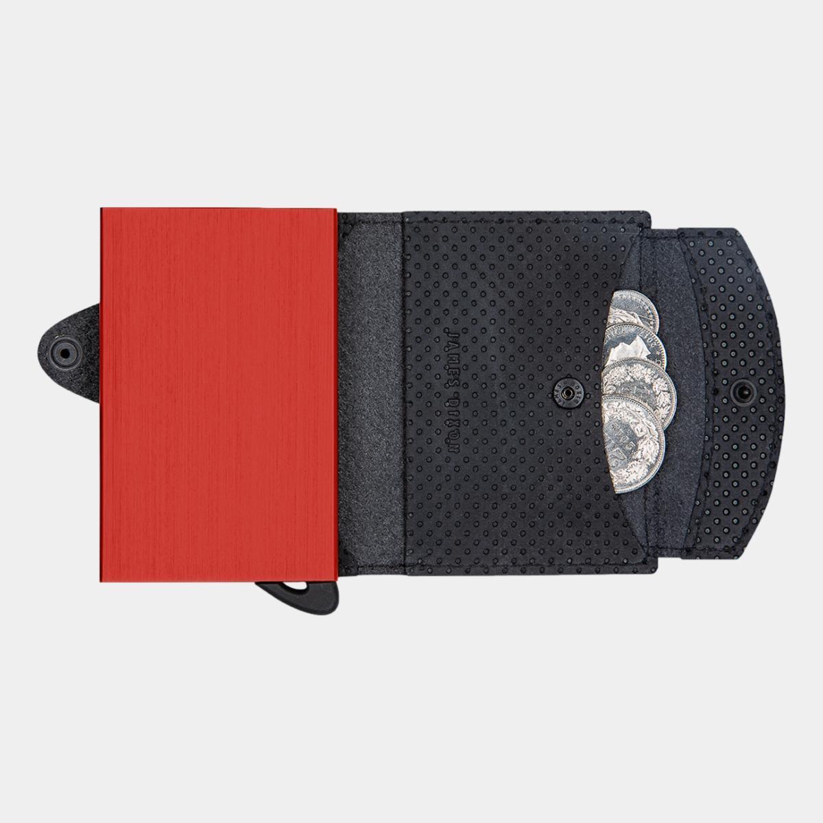 jd0229 james dixon boton racing black scarlet coin pocket wallet coins