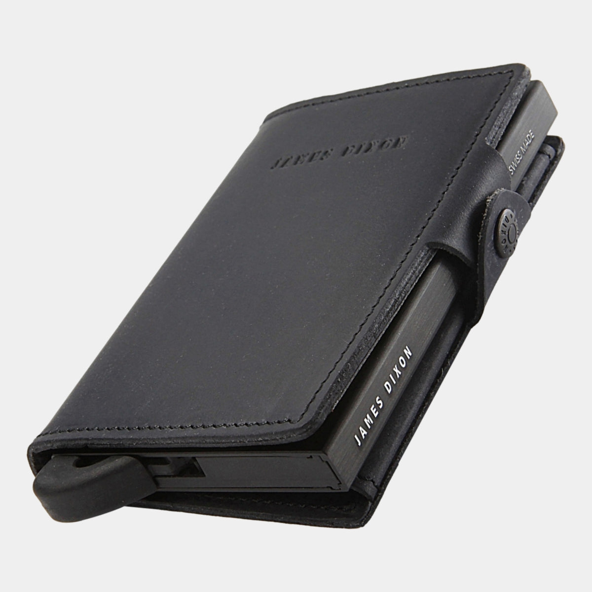 All Black - Vintage - Monedero - Botón - Cartera