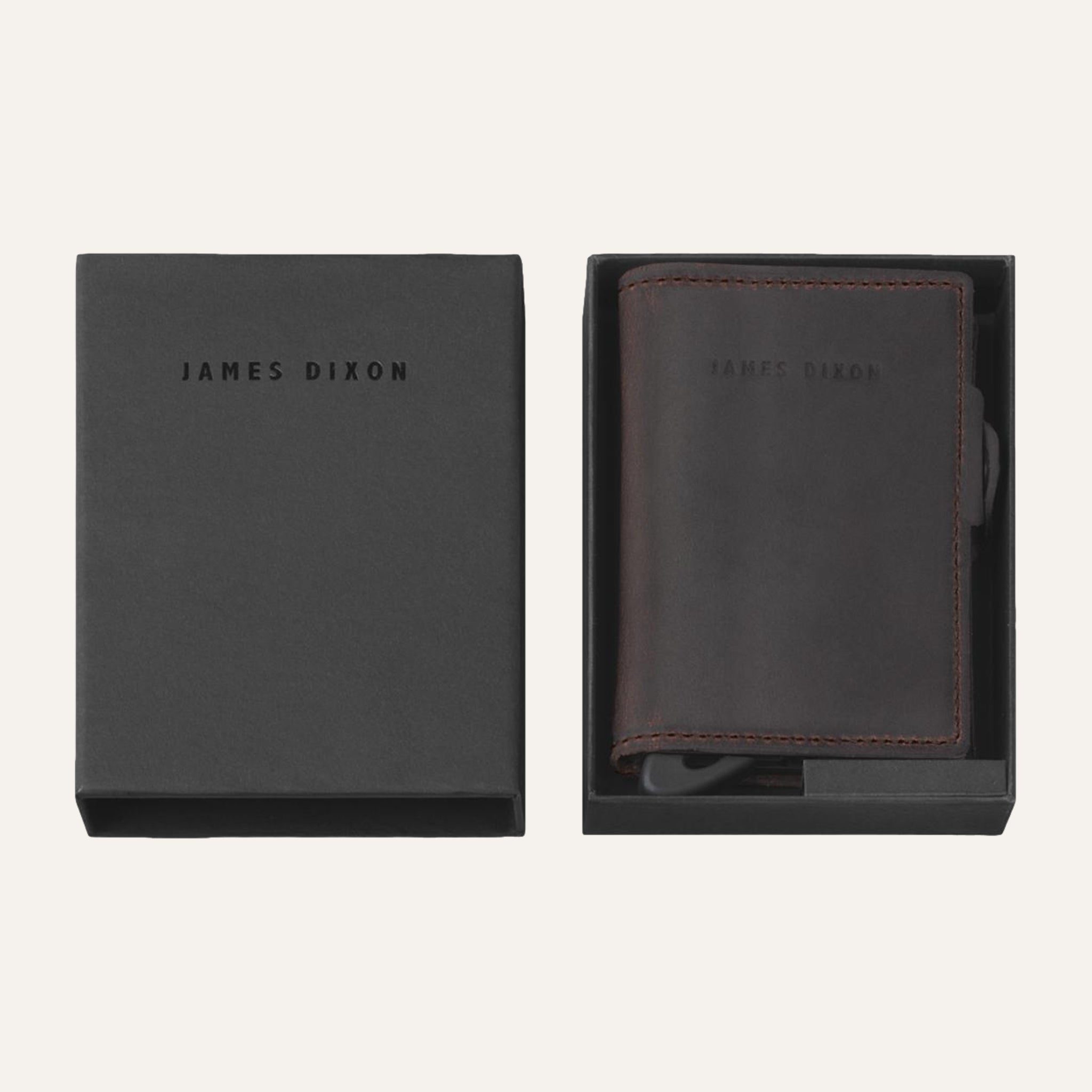 Dark Brown Cacao - Vintage - Coin Pocket - Snap - Wallet
