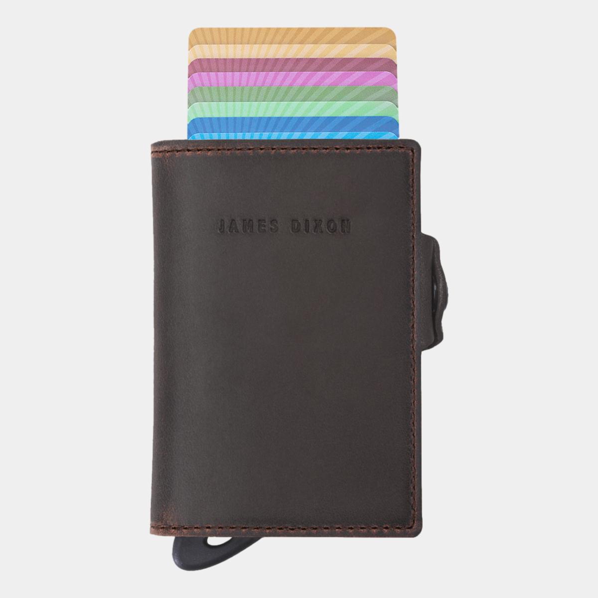 jd0246 james dixon boton vintage cacao brown coin pocket wallet front