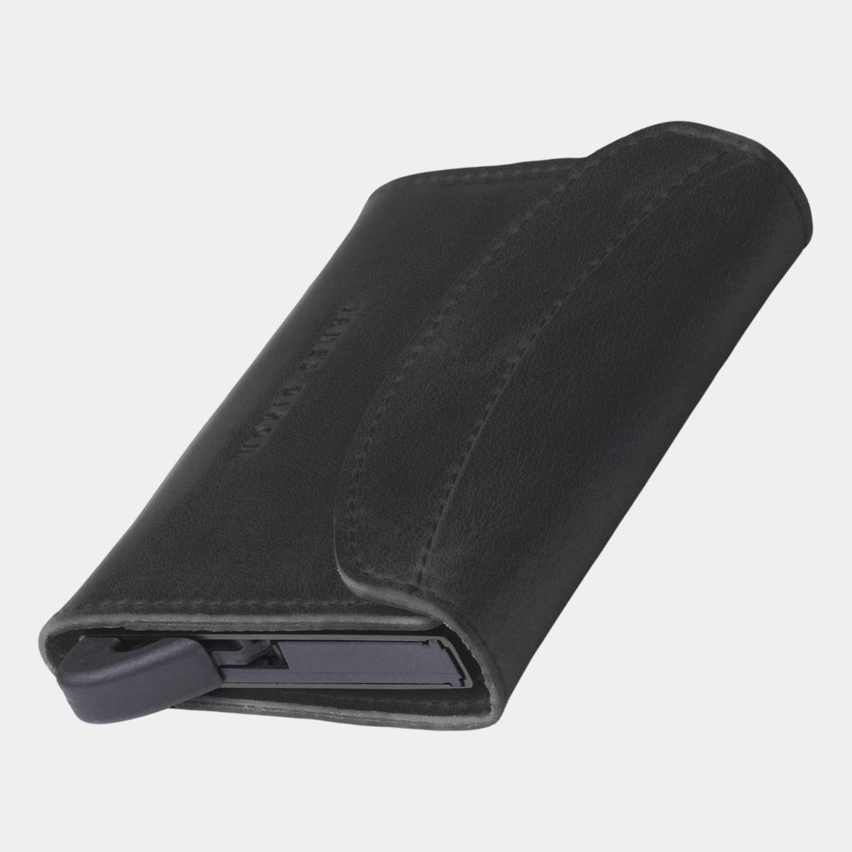 All Black - Vintage - Monedero - Solapa - Cartera