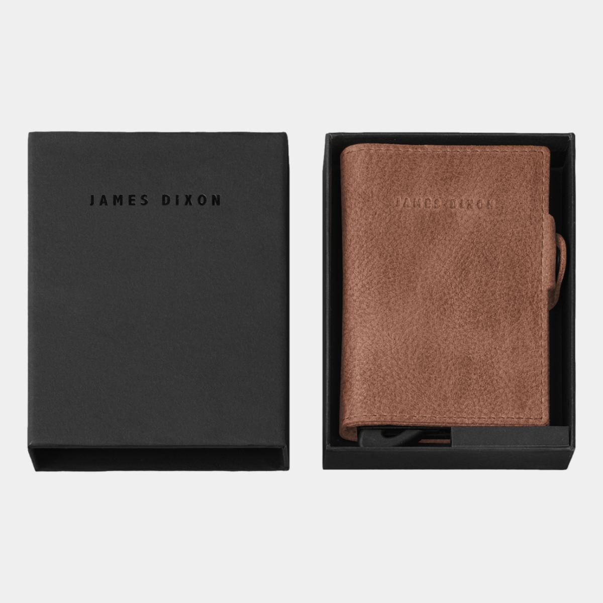 jd0266 james dixon boton grace havana brown gold wallet box