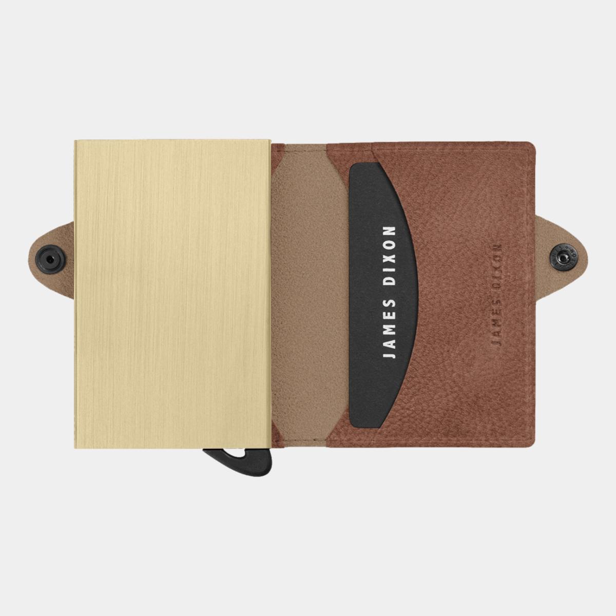 jd0266 james dixon boton grace havana brown gold wallet open