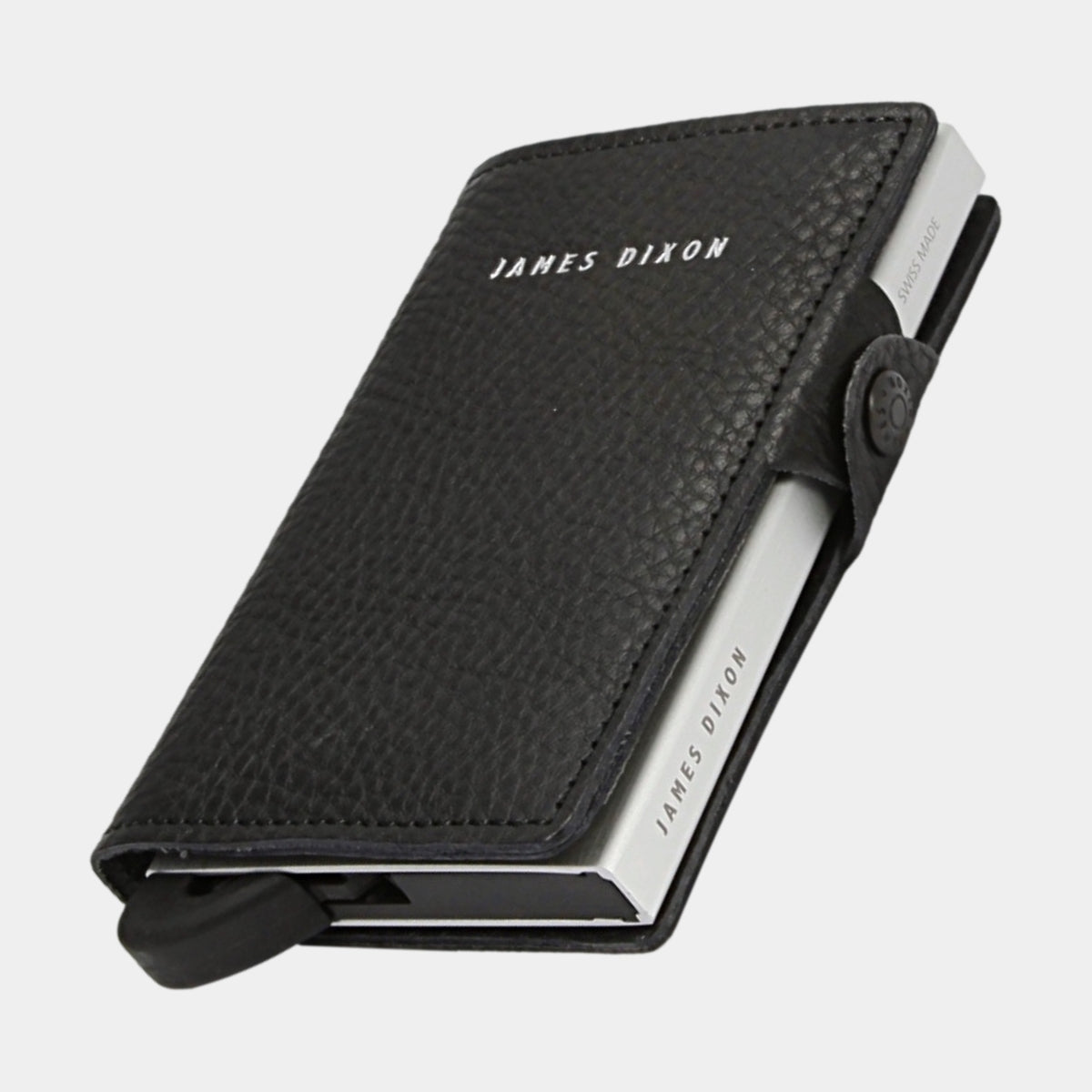 Black/Silver - Grace - Bouton - Porte-cartes