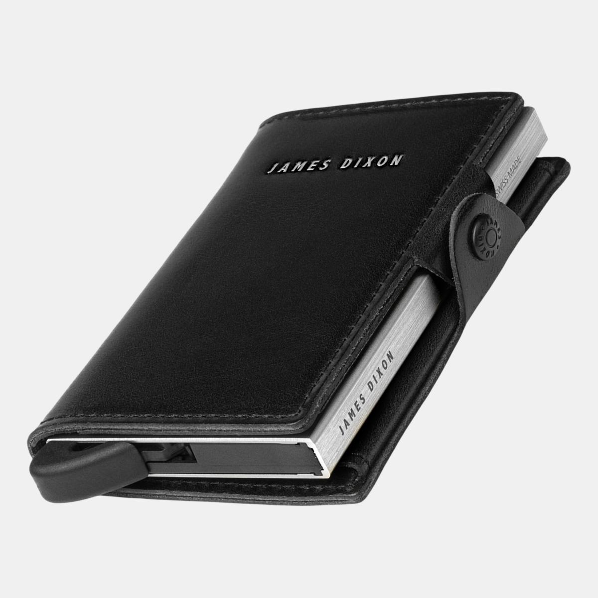 Black/Silver - Classic - Monedero - Botón - Cartera