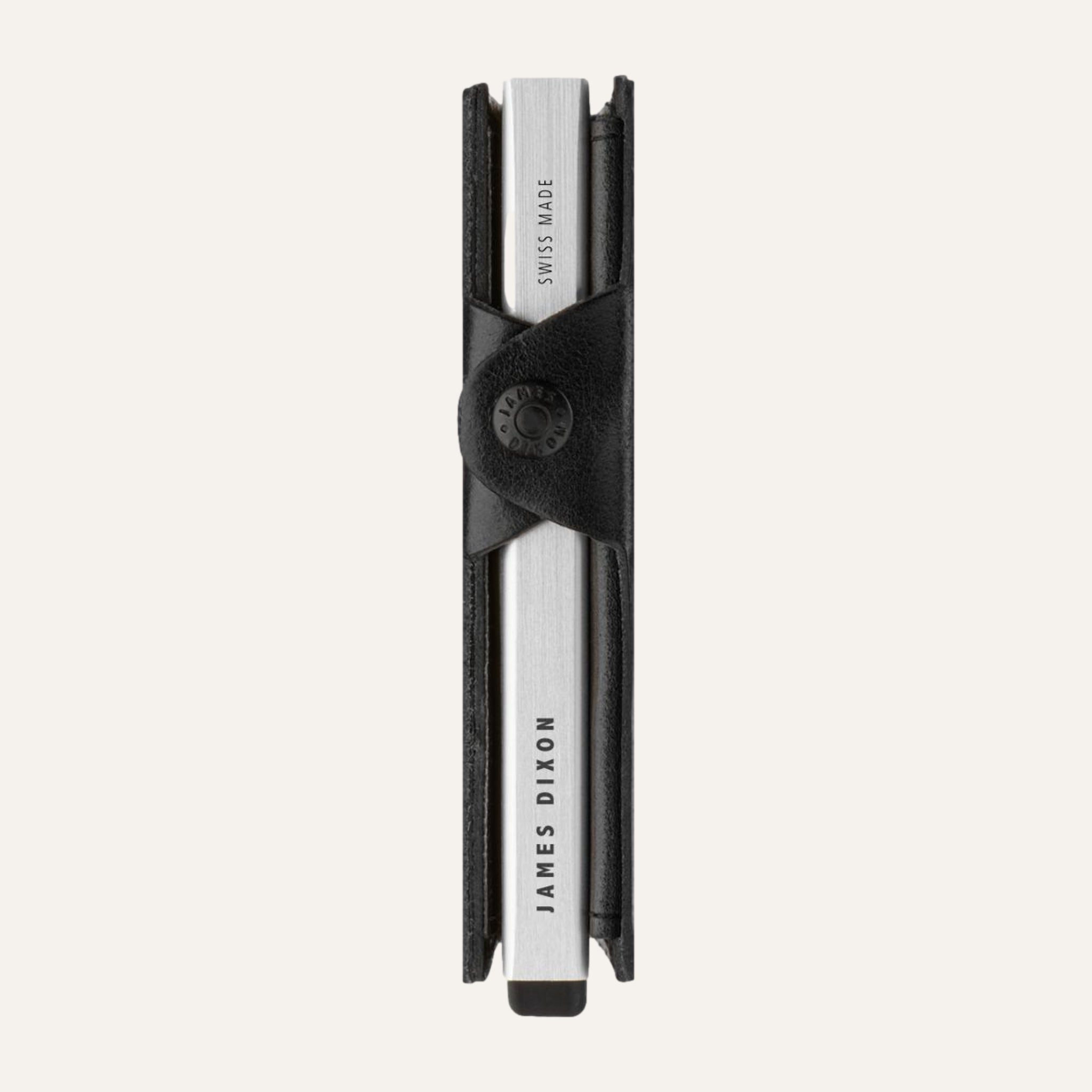 Black/Silver - Classic - Coin Pocket - Snap - Wallet