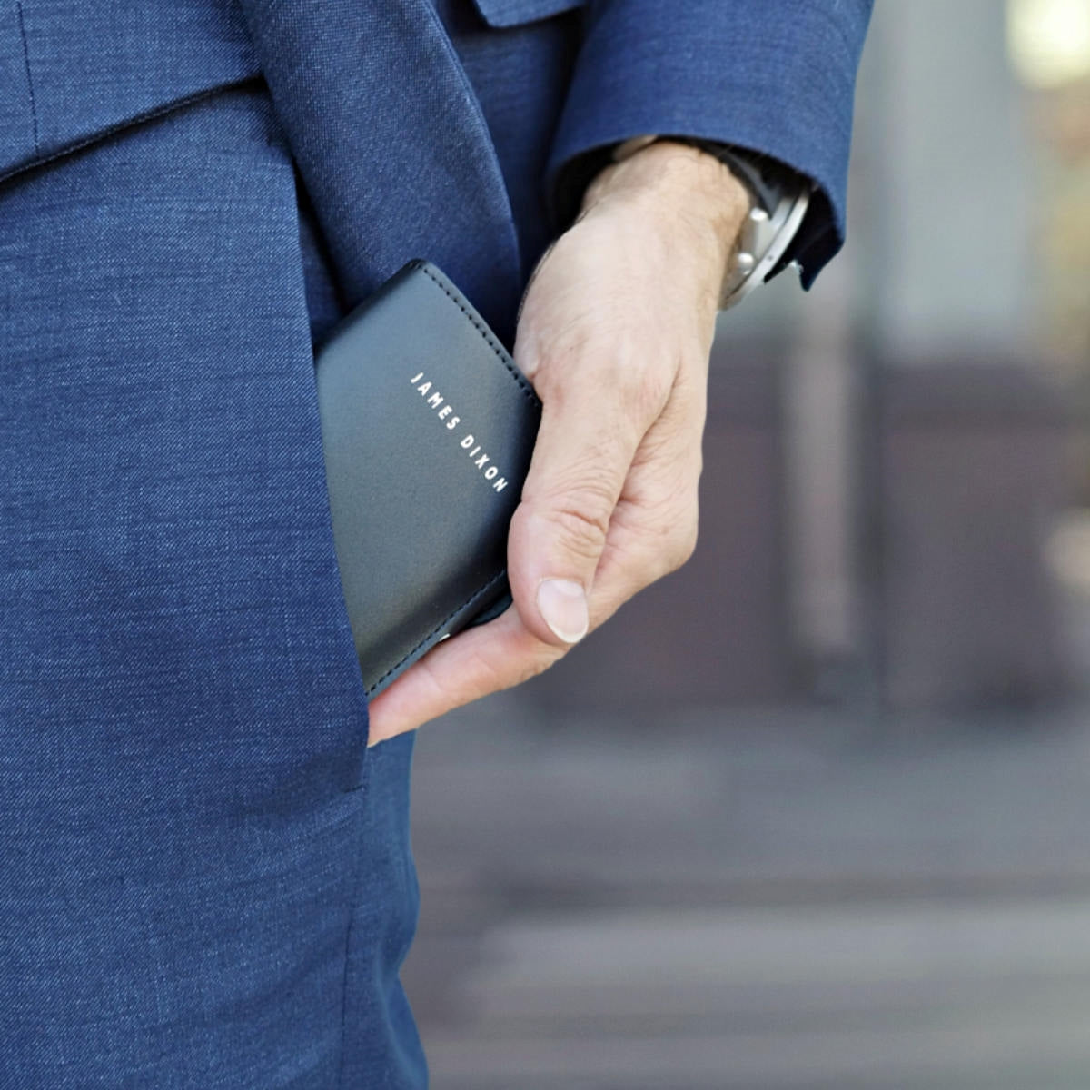 Black/Silver - One - Monedero - Botón - Cartera