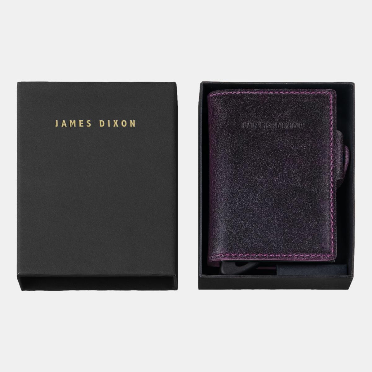 jd0290 jamed dixon boton raw purple coin pocket wallet box