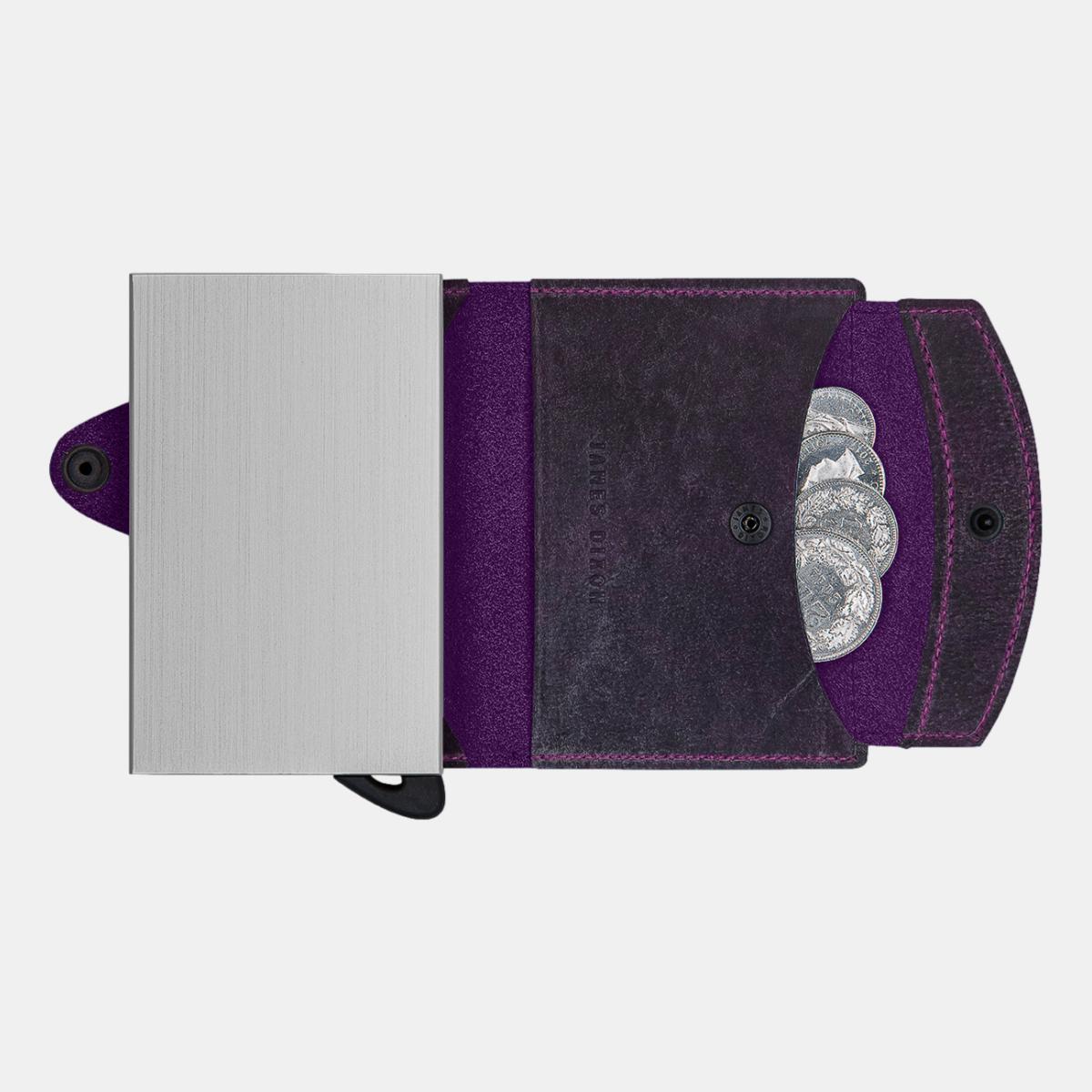jd0290 jamed dixon boton raw purple coin pocket wallet coins