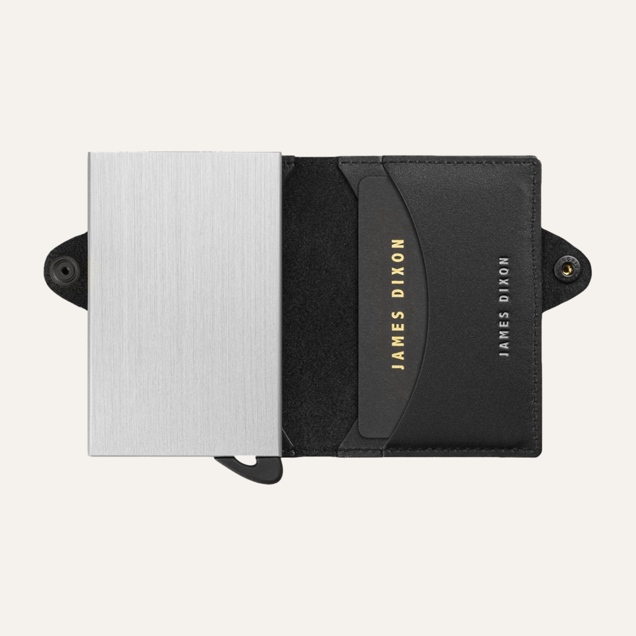 Black/Silver - One - Knopf - Portemonnaie