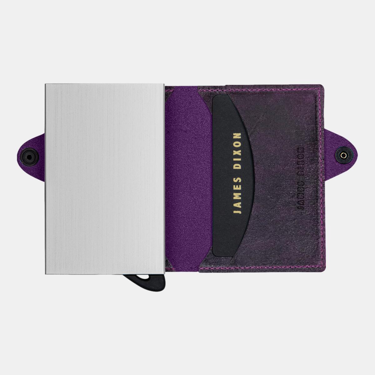 jd0293 james dixon boton raw purple wallet open