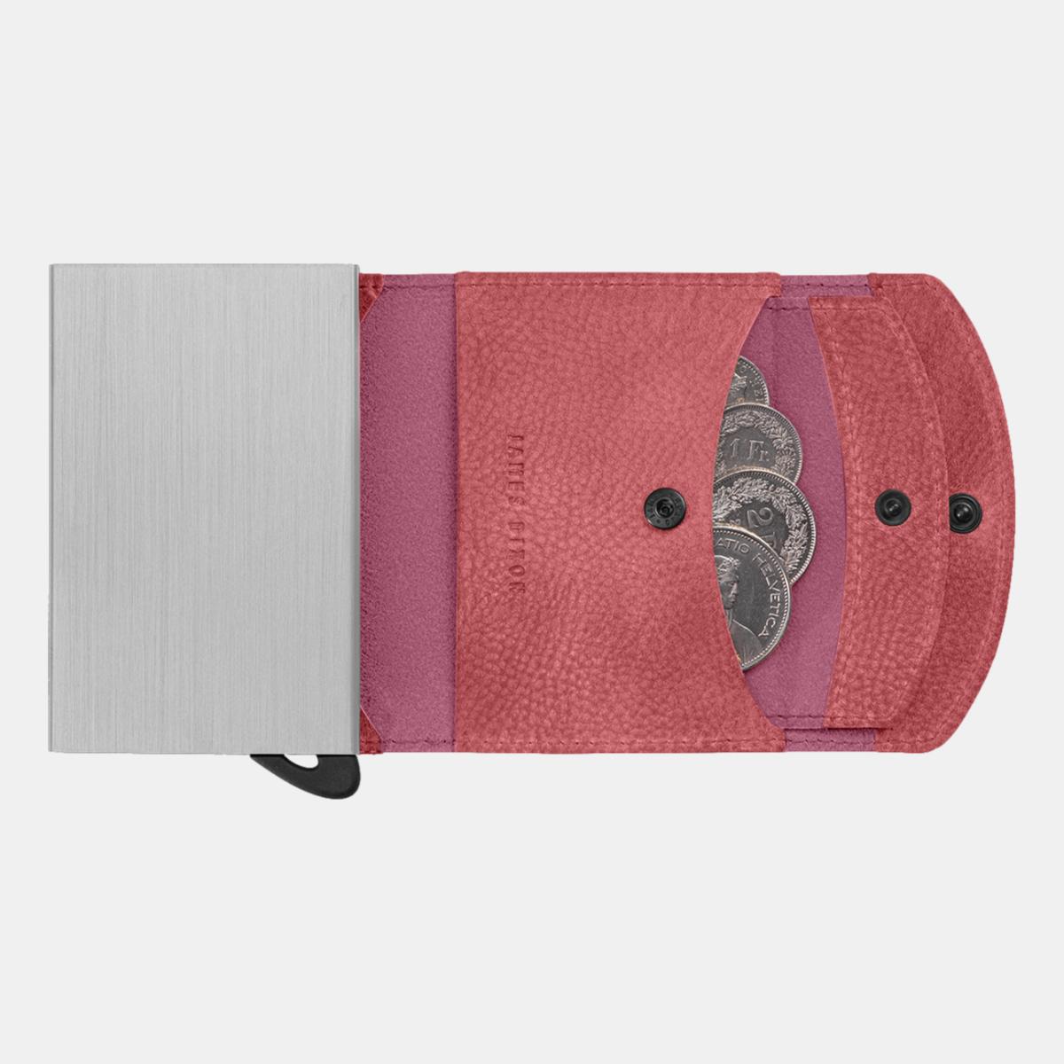jd0299 james dixon grande grace coral pink coin pocket wallet coins