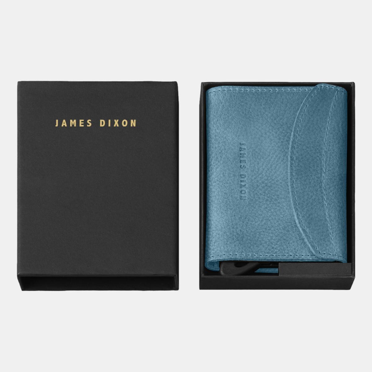 jd0300 james dixon grande grace lagoon blue coin pocket wallet box