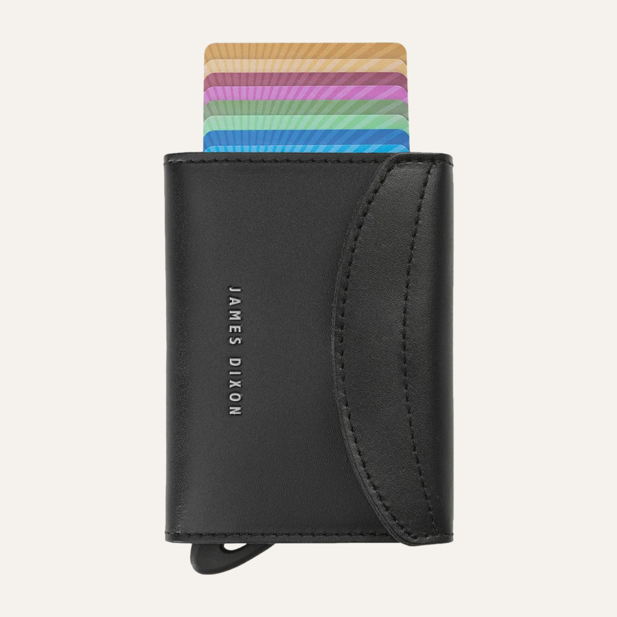 Black/Silver - One - Coin Pocket - Flap - Wallet