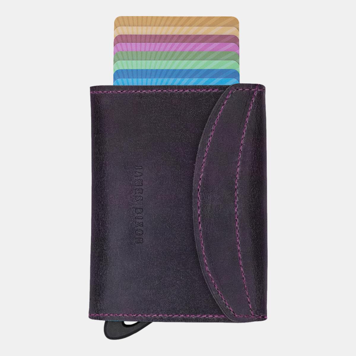 jd0303 james dixon grande raw purple coin pocket wallet front