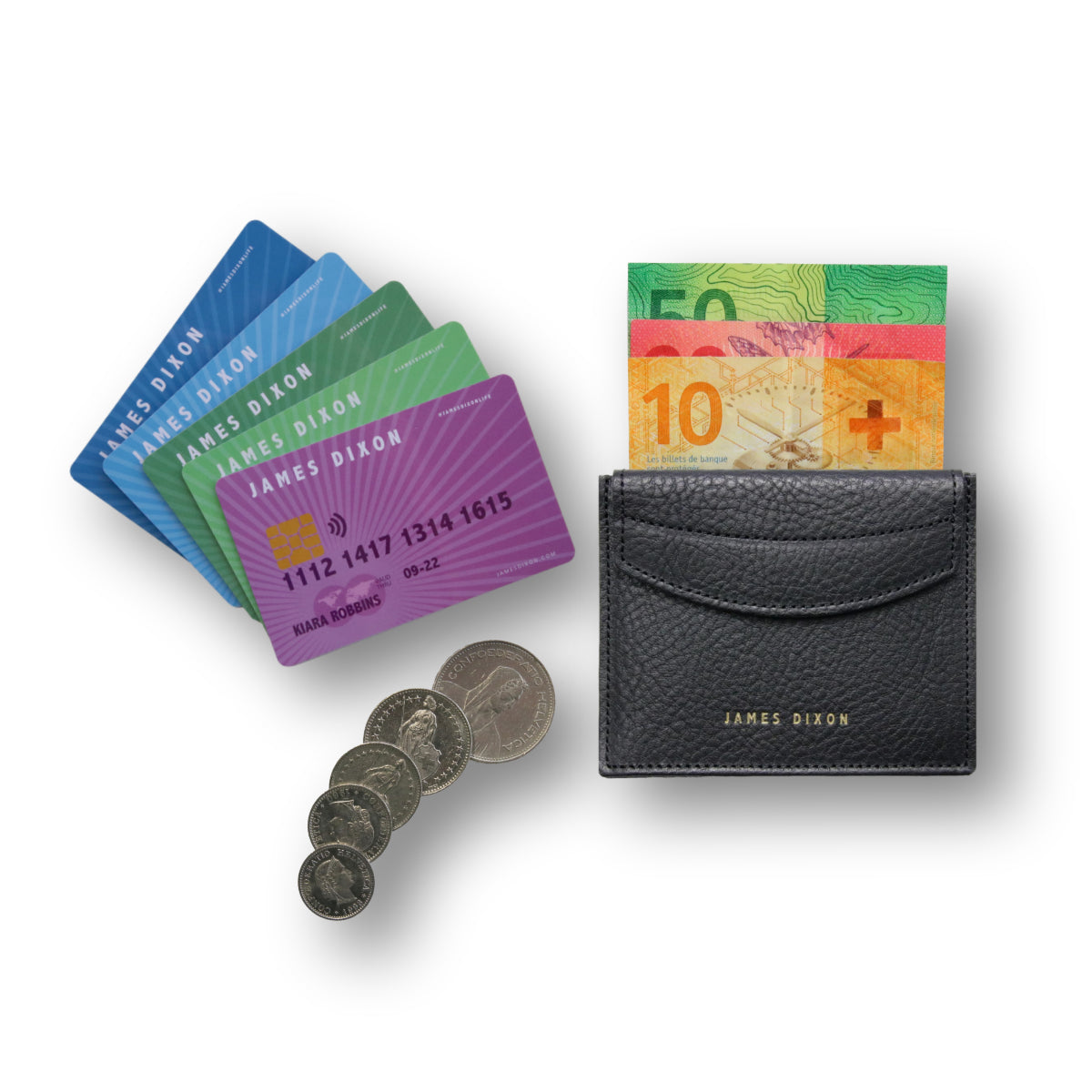 jd0308 james dixon poco grace black coin pocket wallet content