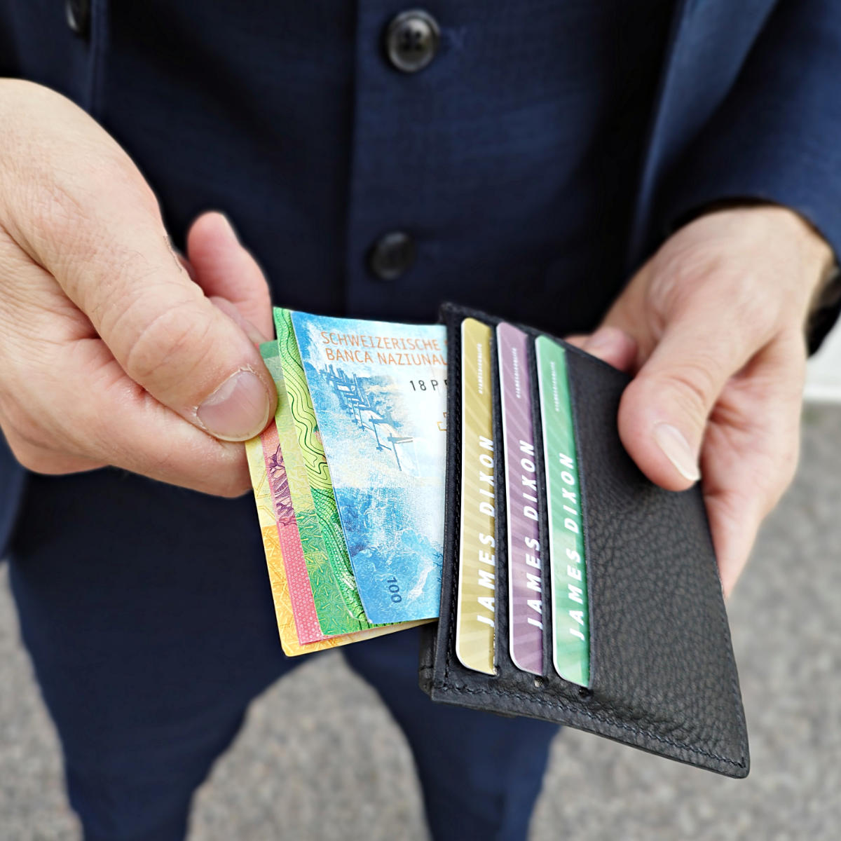Black - Grace - Monedero - Cardholder