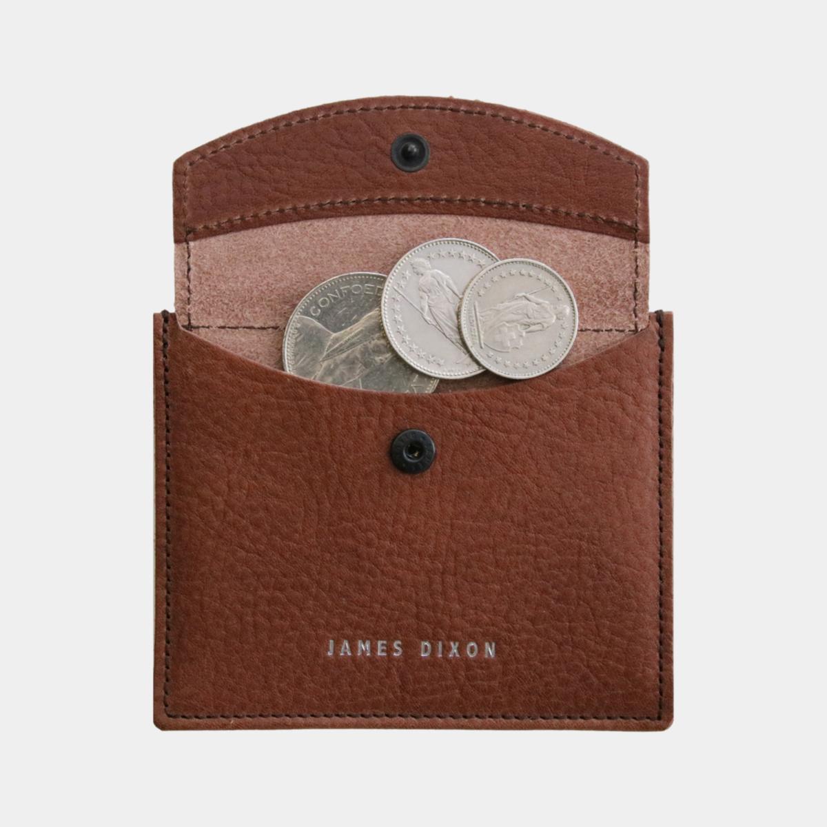 jd0309 james dixon poco grace cacao brown coin pocket wallet coins