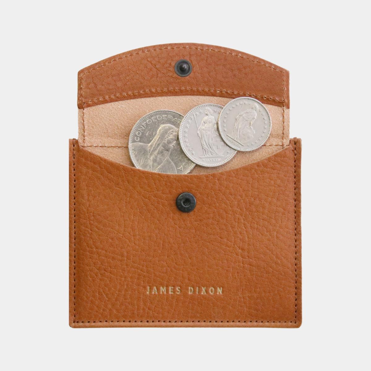 jd0310 james dixon poco grace havana brown coin pocket wallet coins