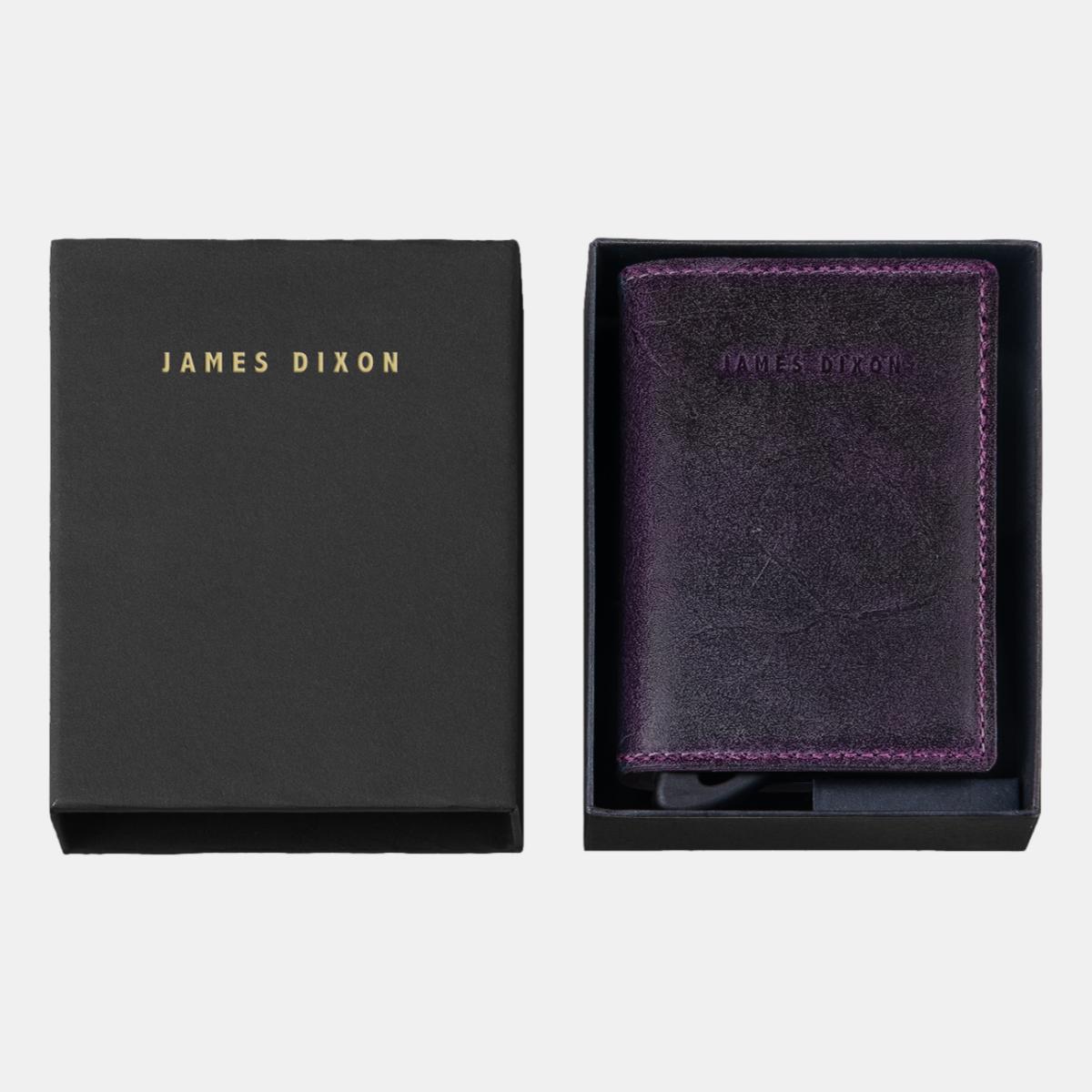 jd0315 james dixon puro raw purple coin pocket wallet box