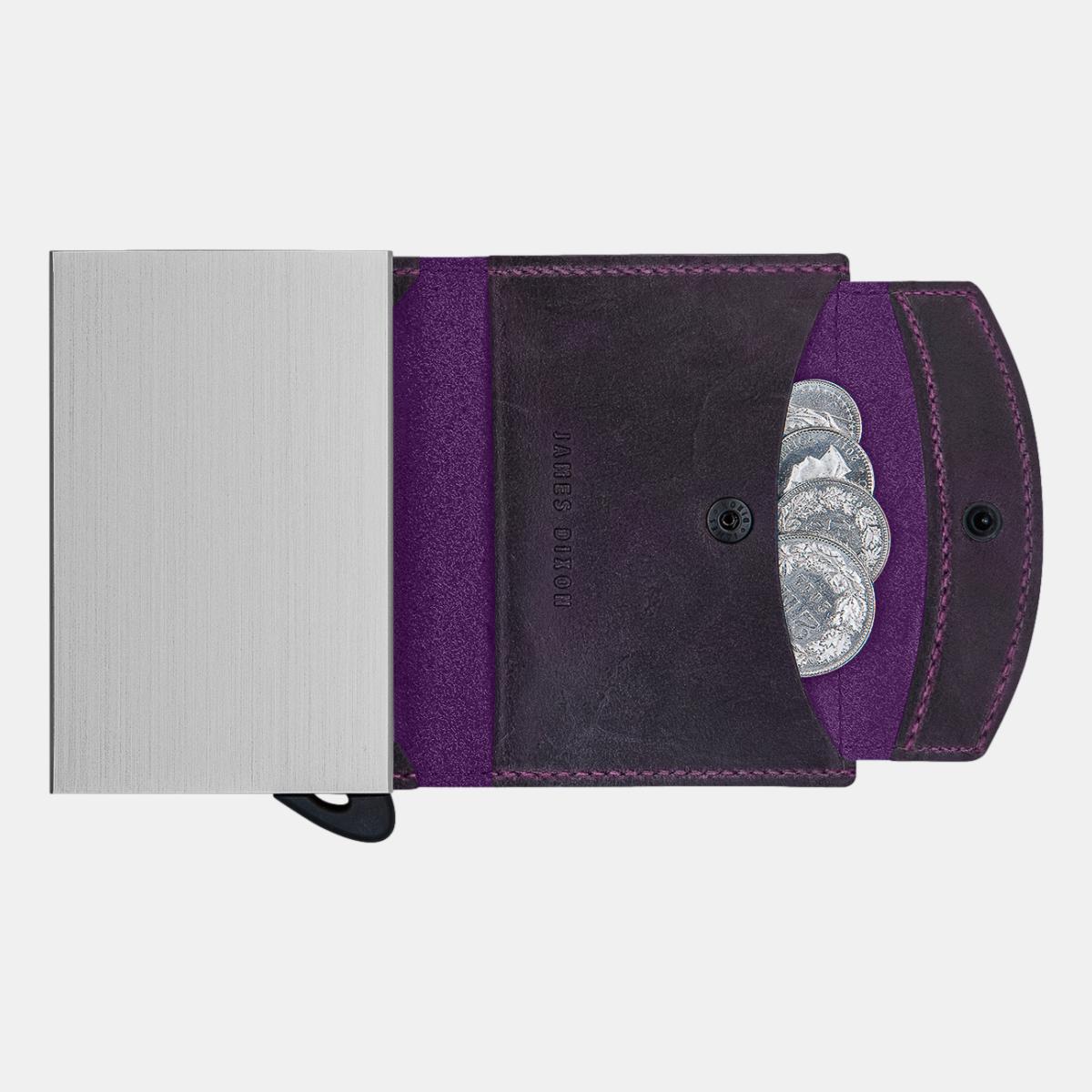 jd0315 james dixon puro raw purple coin pocket wallet coins