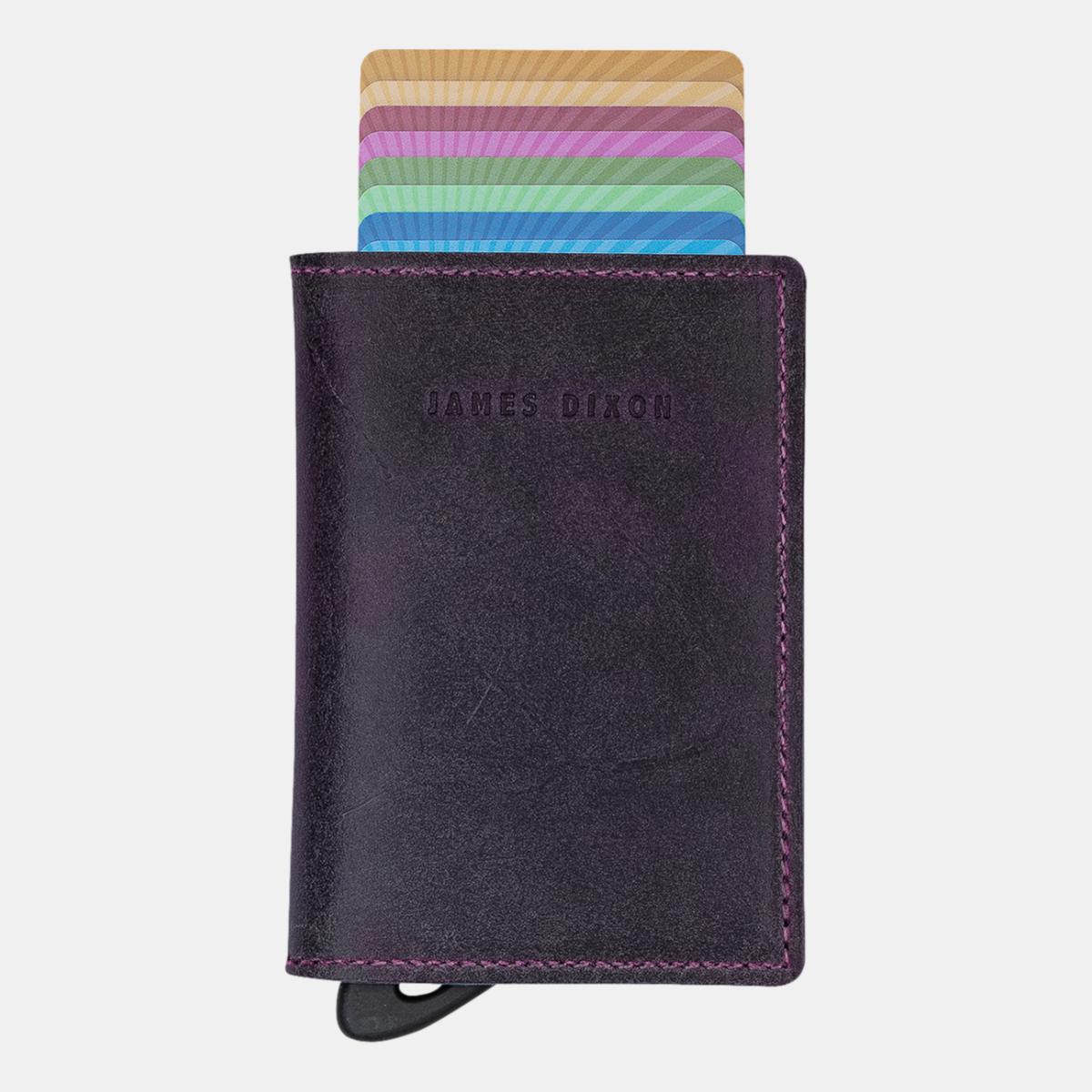 jd0315 james dixon puro raw purple coin pocket wallet front