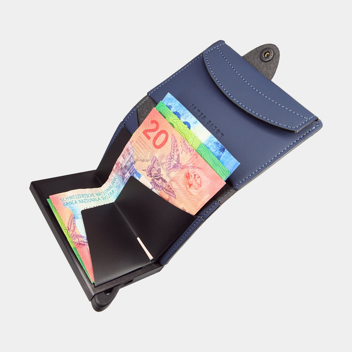 Blue - Nautica - Monedero - Nautica - Botón - Cartera