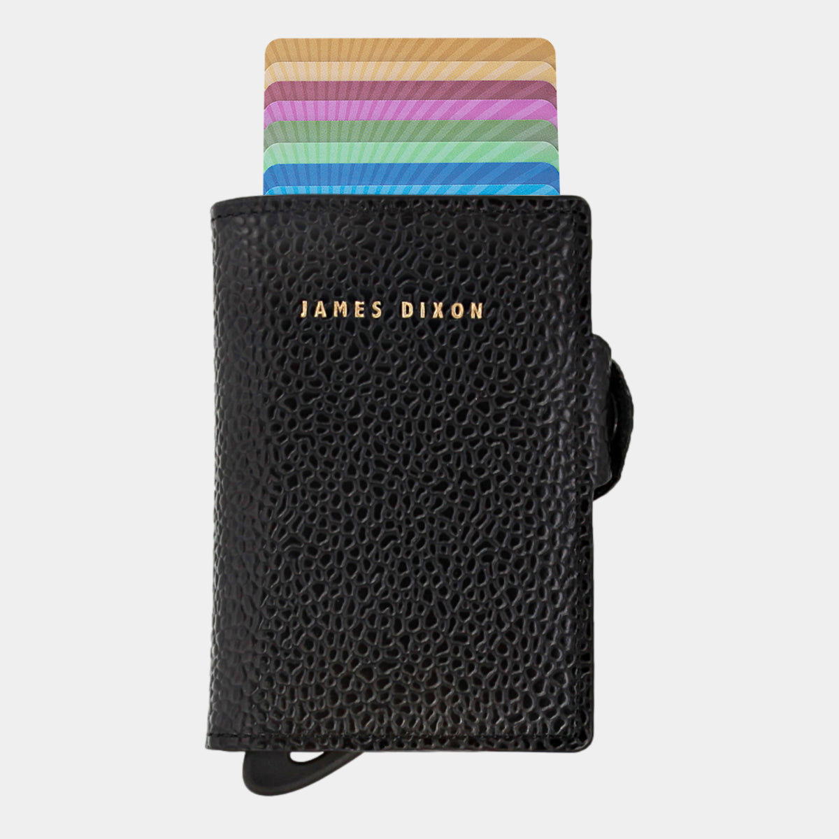 Black/Gold - Caviar - Monedero - Botón - Cartera