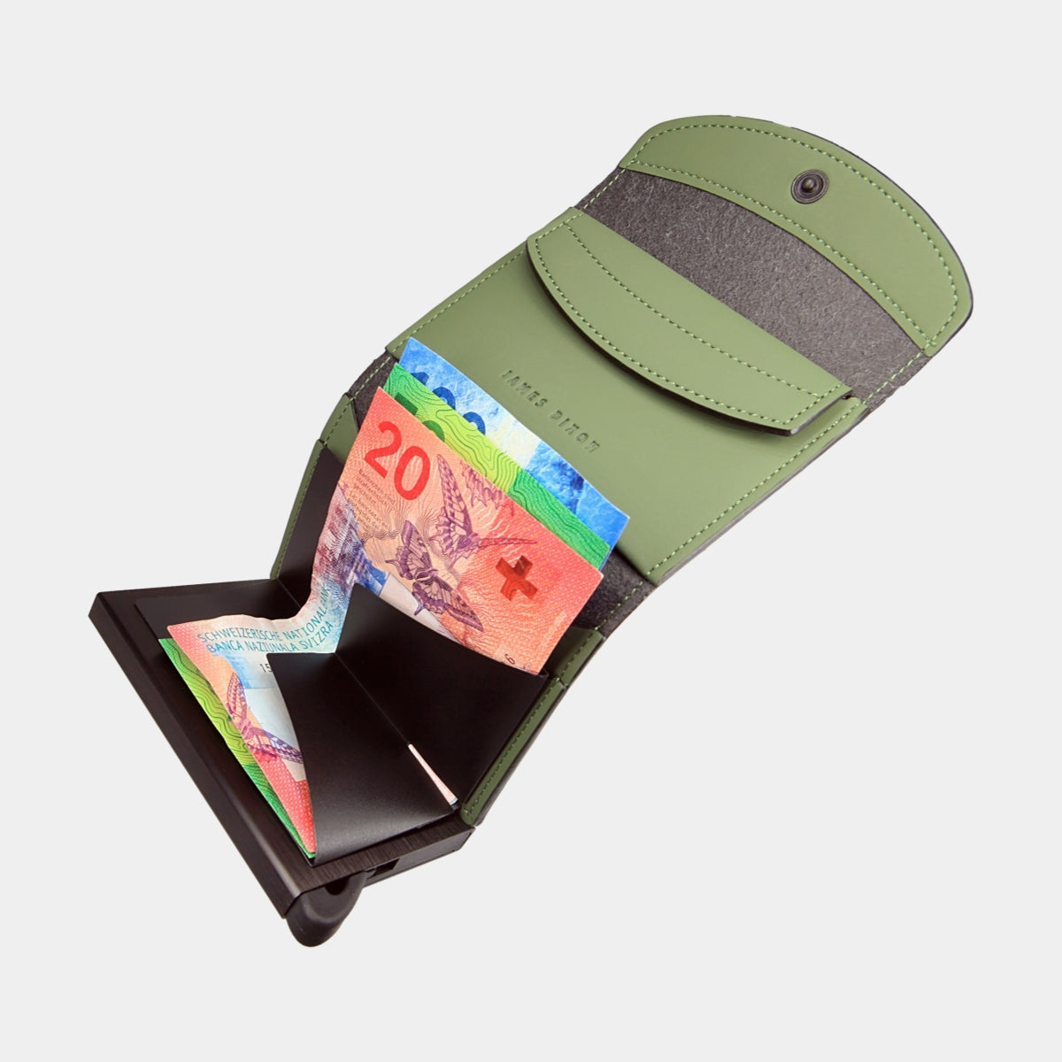 Green - Nautica - Monedero - Solapa - Cartera