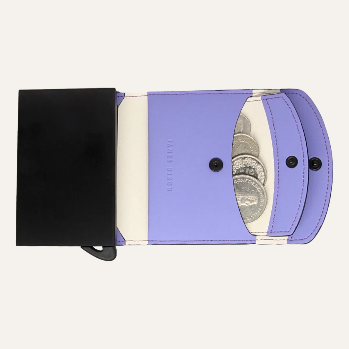 Purple - Nautica - Münzfach - Lasche - Portemonnaie