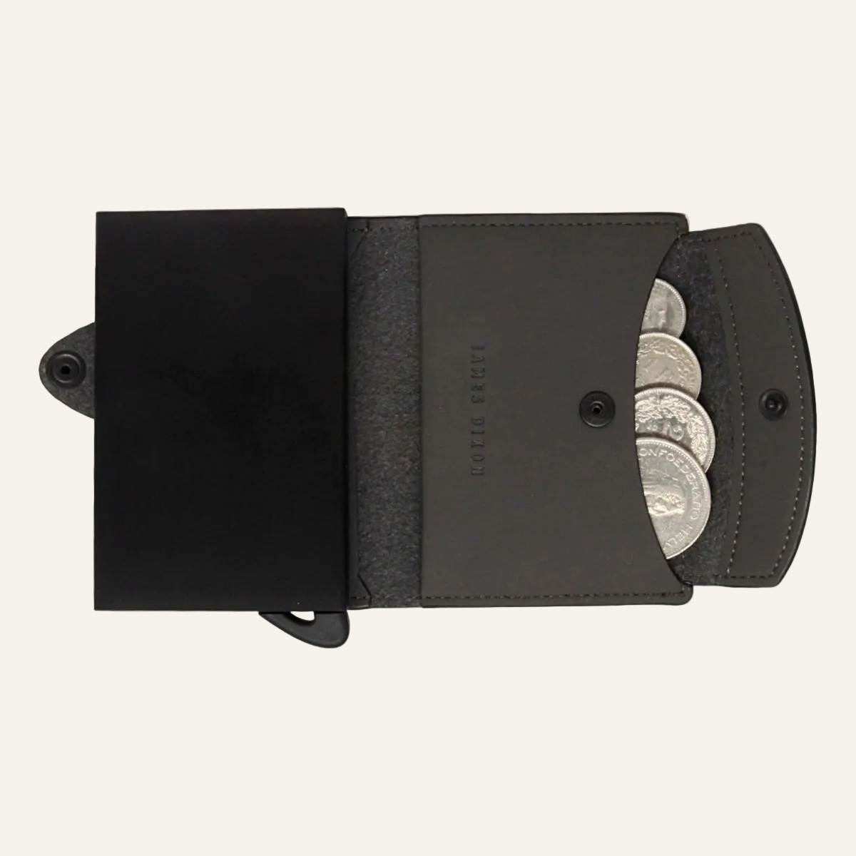 Grey - Nautica - Coin Pocket - Snap - Wallet