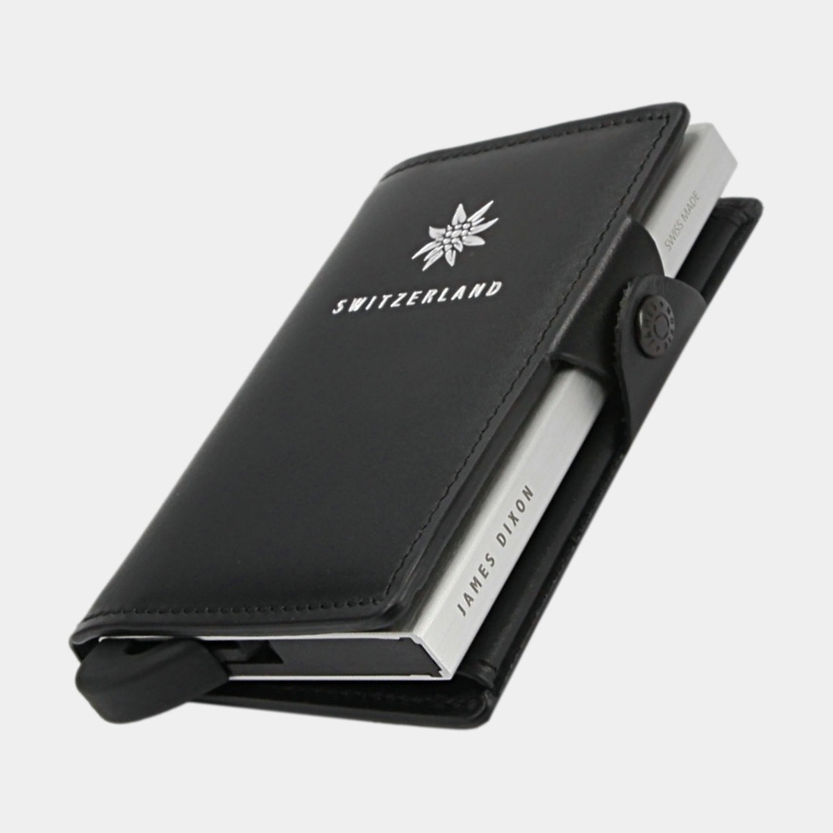 Black/Silver Switzerland - One - Monedero - Botón - Cartera