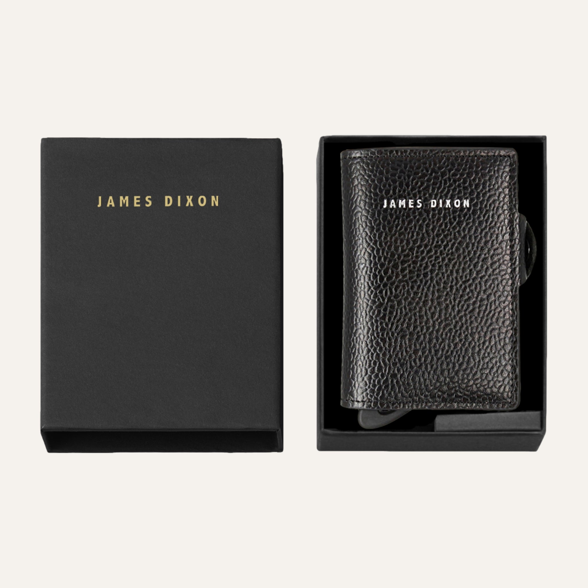 Black/Silver - Caviar - Münzfach - Knopf - Portemonnaie