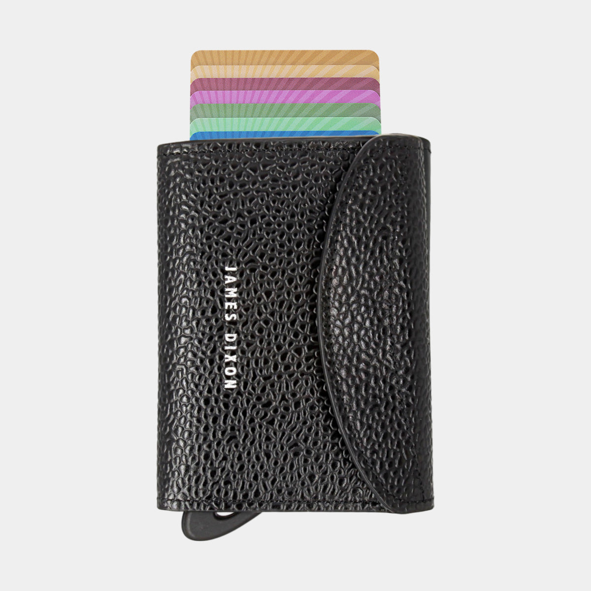 Black/Silver - Caviar - Monedero - Solapa - Cartera