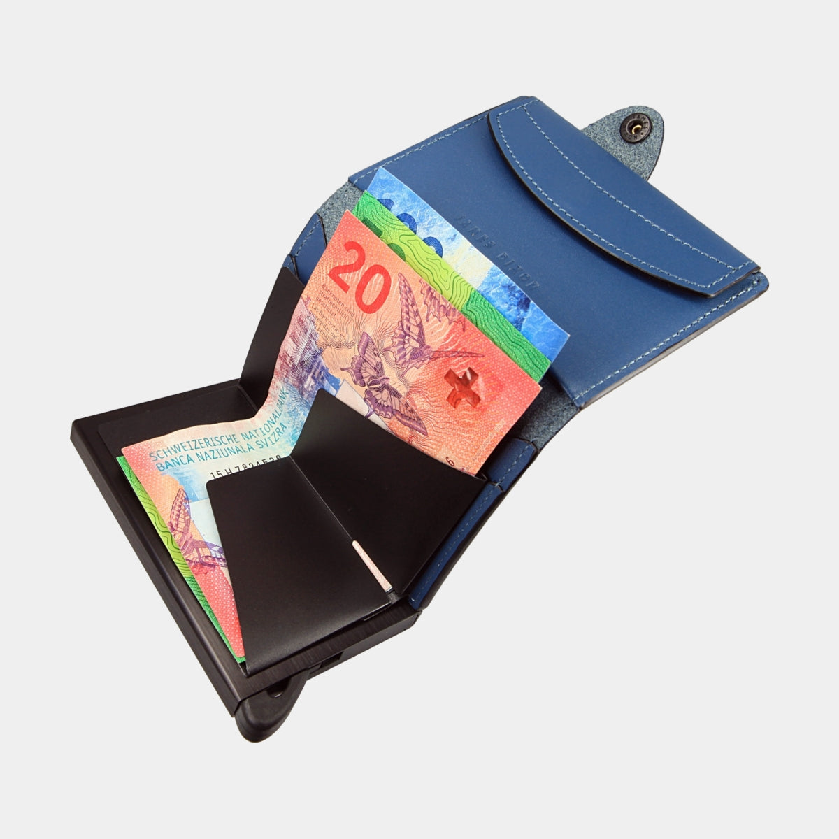 Blue - One - Monedero - Botón - Cartera