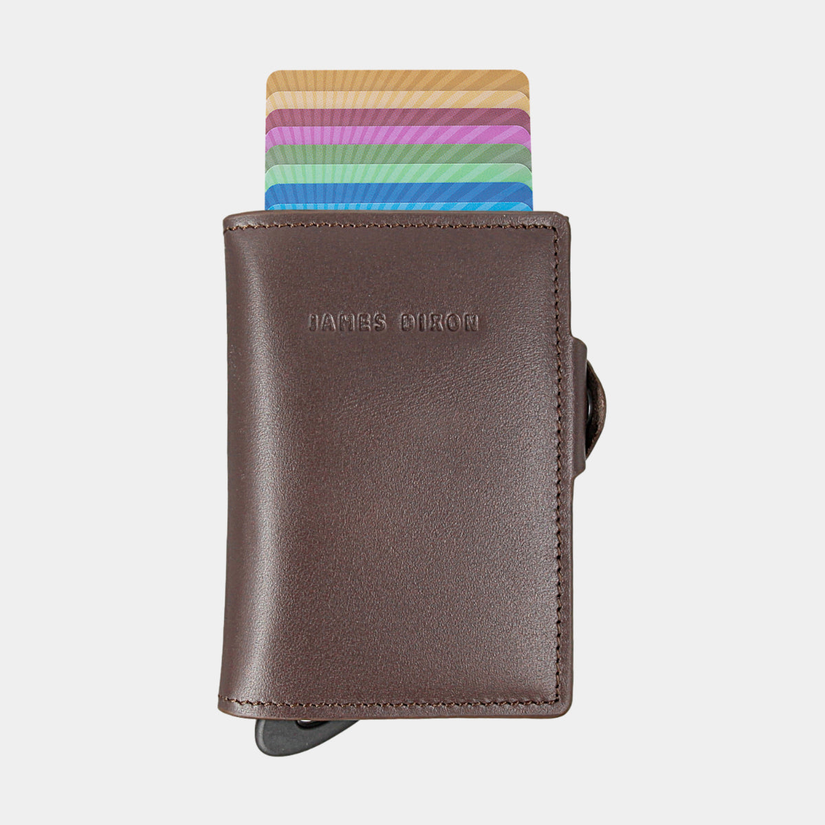 Dark Brown - One - Monedero - Botón - Cartera