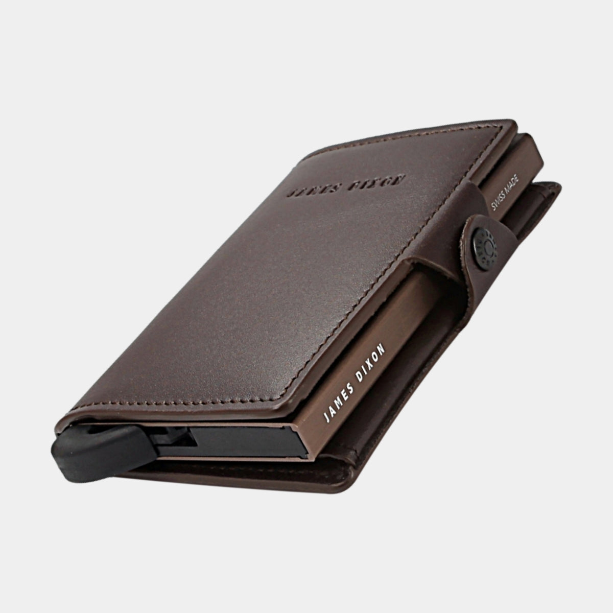 Dark Brown - One - Monedero - Botón - Cartera